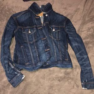 American eagle dark wash jean jacket